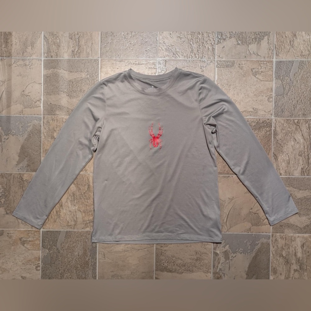 Spyder Surf long Sleeve Tee / Shirt - Athletic stretch - Sz M - Like New
